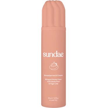 Sundae Strawberries and Cream Whipped Shower Foam