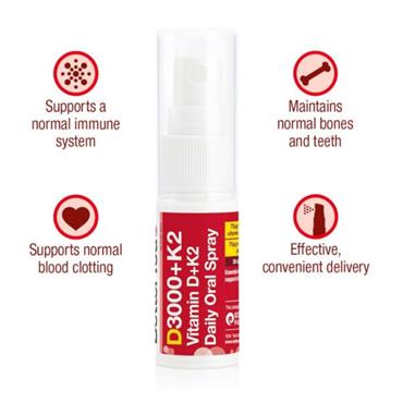 BetterYou Dlux Vitamin D+K2 Daily Oral Spray 12ml