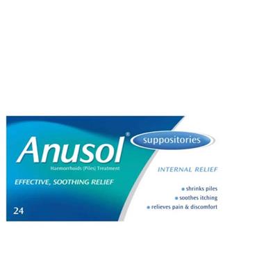 Anusol Suppositories 24 Pack