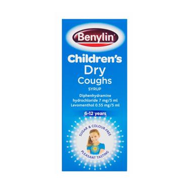 Benylin Childrens Dry Coughs 6-12 Years 125ml