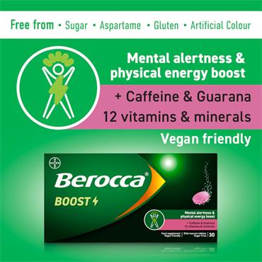 Berocca Boost Effervescent 30 tTablets