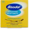 Bisodol Antacid Peppermint Chewable 100 Pack