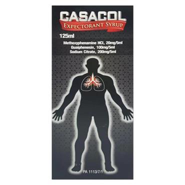 CASACOL EXPECTORANT SYRUP 125ML