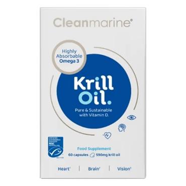Cleanmarine Krill Oil 590mg 60 capsules