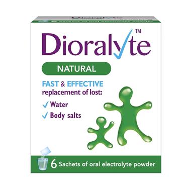Dioralyte Natural Sachets 6 Pack