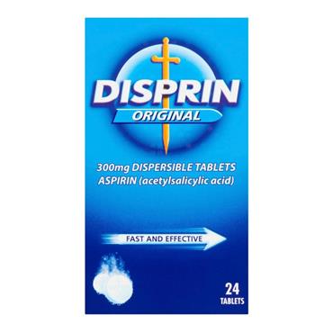 Disprin Original 300mg Aspirin 24 Soluble Tablets