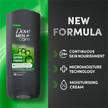 Dove Men Extra Fresh Body Wash 250ml