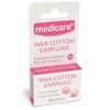 Medicare Wax-Cotton Earplugs 4 Pairs