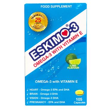 Eskimo Omega 3 with Vitamin E 105 caps