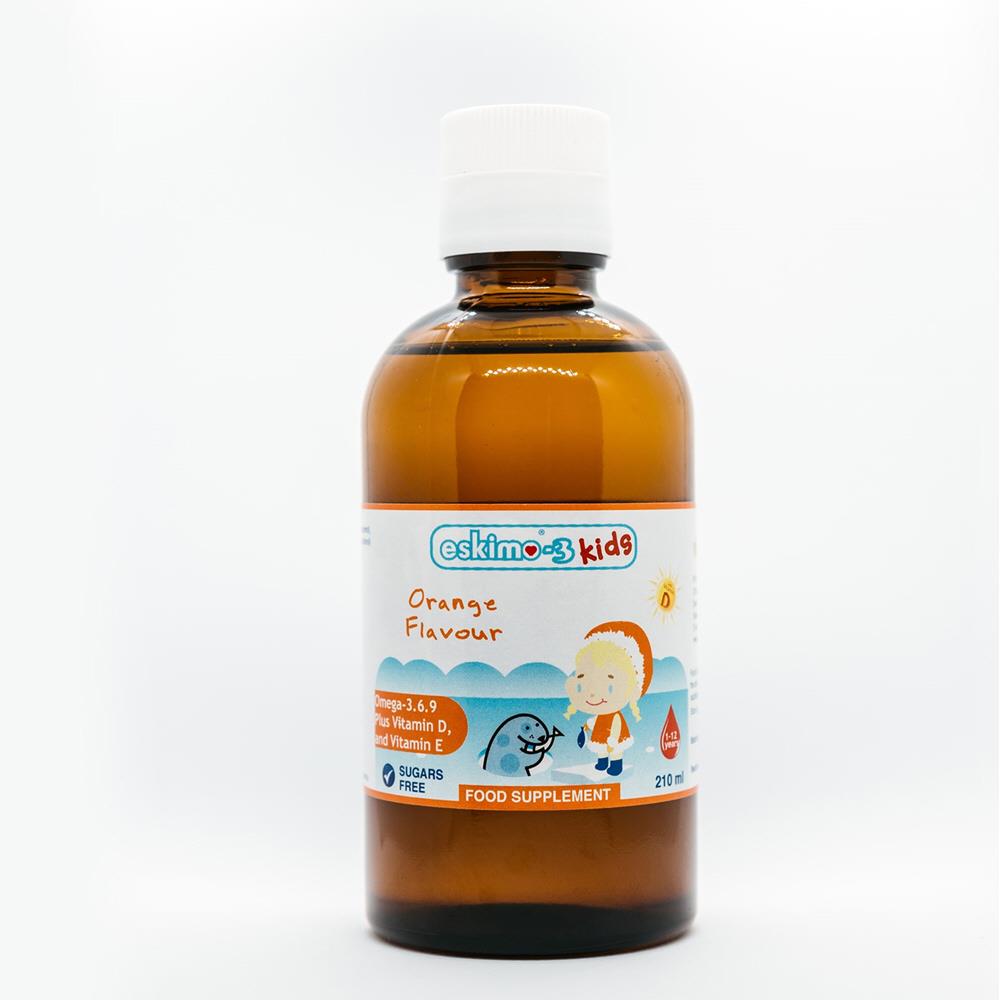 Eskimo3 Kids Omega 3.6.9/Vits D&E (orange) 210ml Mellericks Pharmacy