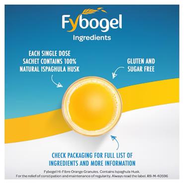 Fybogel Orange Fibre Drink 10 Sachets
