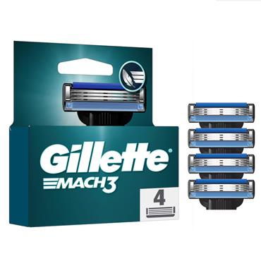 GILLETTE MACH 3 TURBO RAZOR 4 PACK