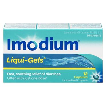 Imodium LiquiRelief Soft Capsules 12 Pac