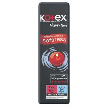 Kotex Maxi Night Time 10 Pack