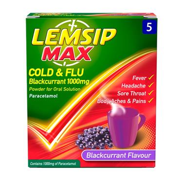 Lemsip Max bLACKCURRANT 5 PACK