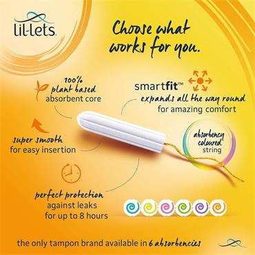Lil-Lets Smartfit Regular Tampons 16 Pack
