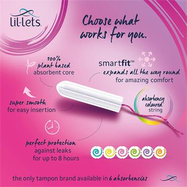Lil-Lets Smartfit Super Tampons 16 Pack
