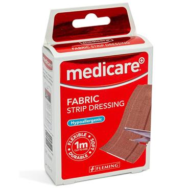 Medicare Fabric Strip Dressing Hypoallergenic 1m