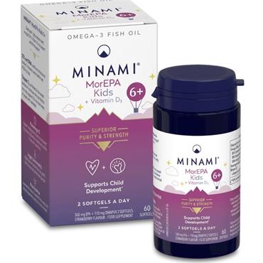 MorEpa Smart Fats Omega 3 Mini kids 6+ 60 softgels