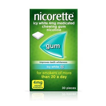 NICORETTE ICY WHITE 4MG 30 PIECES