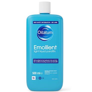 Oilatum Emollient Bath Liquid for Sensitive Dry Skin Conditions 500ml