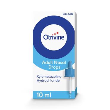 OTRIVINE ADULT NASAL DROPS 10ML