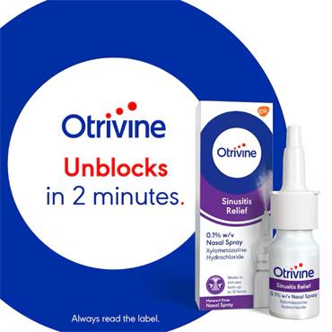 Otrivine Adult Sinusitis Spray 10ml