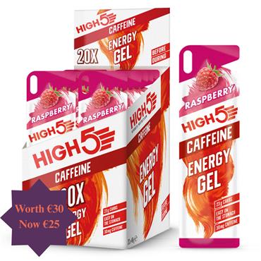 20 Pack Raspberryt Energy Gel Caffeine Bundle