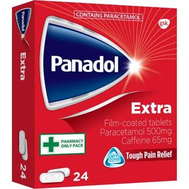 Panadol Extra Film-Coated Tablets 24 Pack