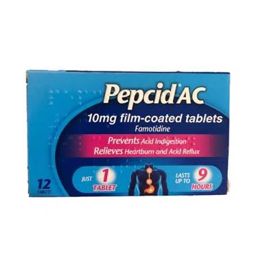Pepcid AC 10mg Famotidine 12 Tablets