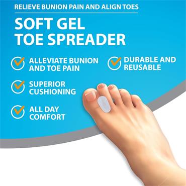 Profoot Soft Gel Toe Spreader Two Pack