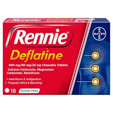 Rennie Deflatine Chewable 18 Pack