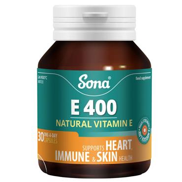 Sona Vitamin E 400iu 60 capsules