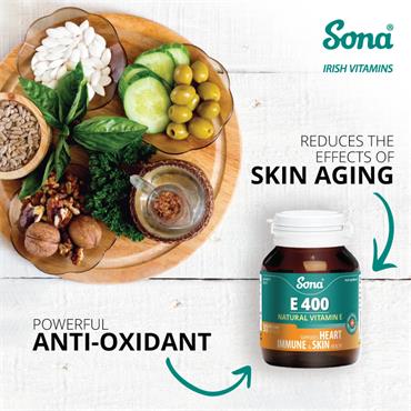 Sona Vitamin E 400iu 60 capsules