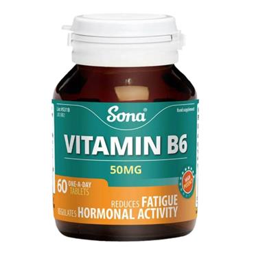 Sona Vitamin B6 50mg 60 tablets