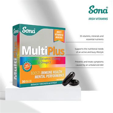 Sona MultiPlus with Lutein Ginseng&Omega 3 30 caps