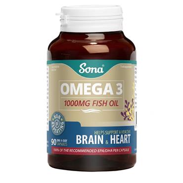 Sona Omega 3 1000mg Fish Oil 90 capsules