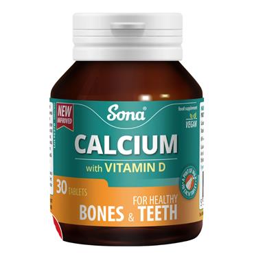 Sona Calcium with Vitamin D3 30 tablets