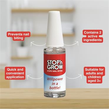 STOP N GROW NAIL BITING SOLUTION 7.5ML