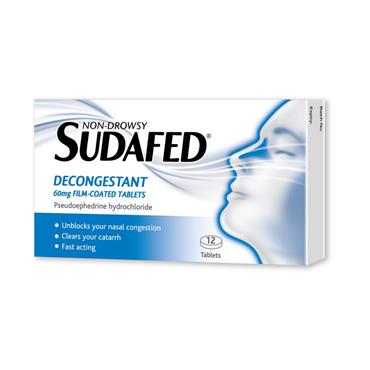 Sudafed Tablets 12 Pack