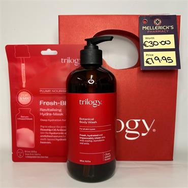 Trilogy Shower Gel&Face Mask Gift Set