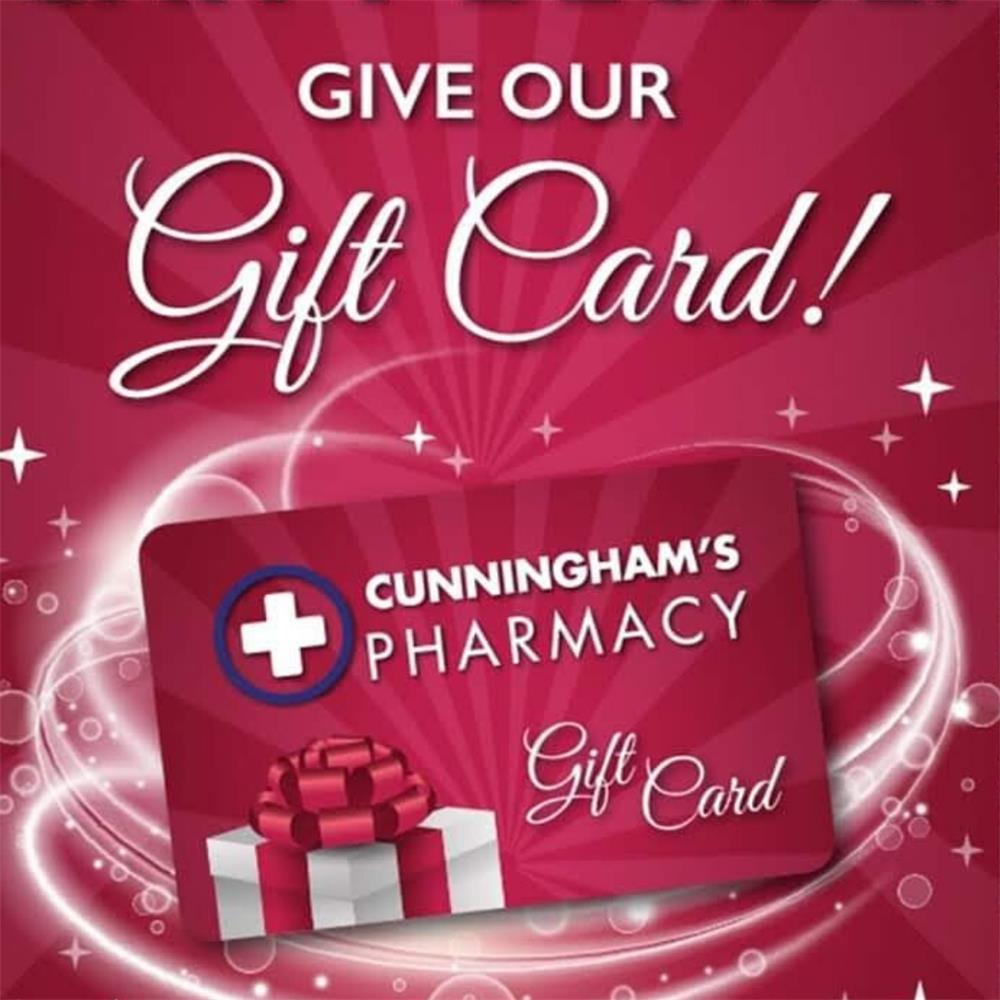 Cunningham's Pharmacy Gift Card Cunninghams Pharmacy Ireland
