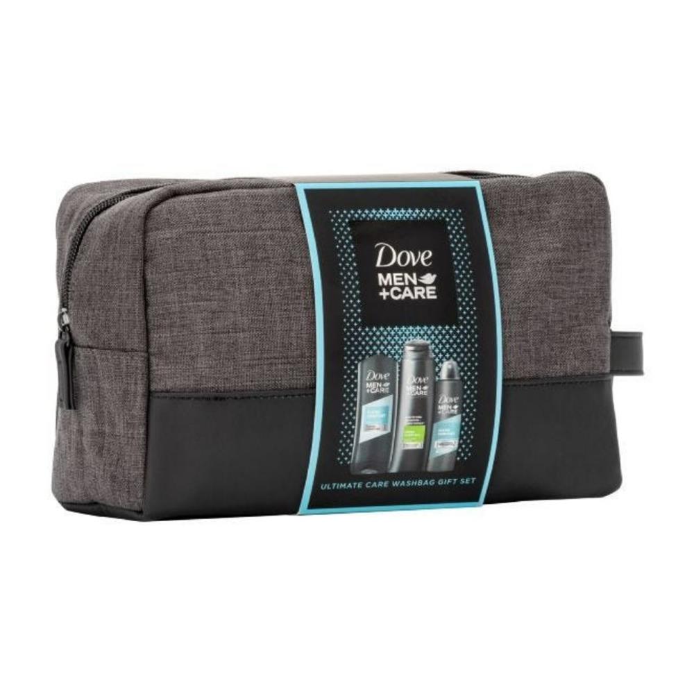 DOVE MEN+CARE DAILY CARE WASH BAG GIFT SET 4PCE Cunninghams Pharmacy