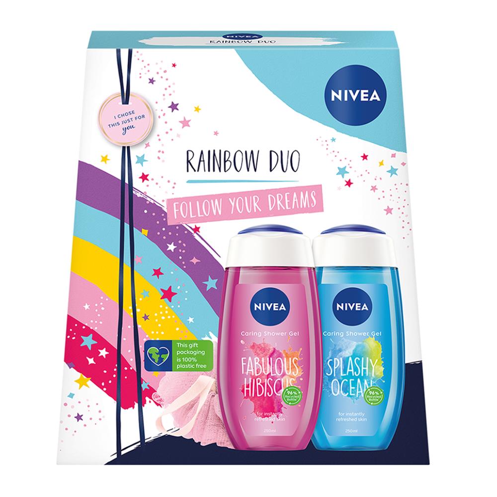 NIVEA RAINBOW SHOWER DUO Cunninghams Pharmacy Ireland