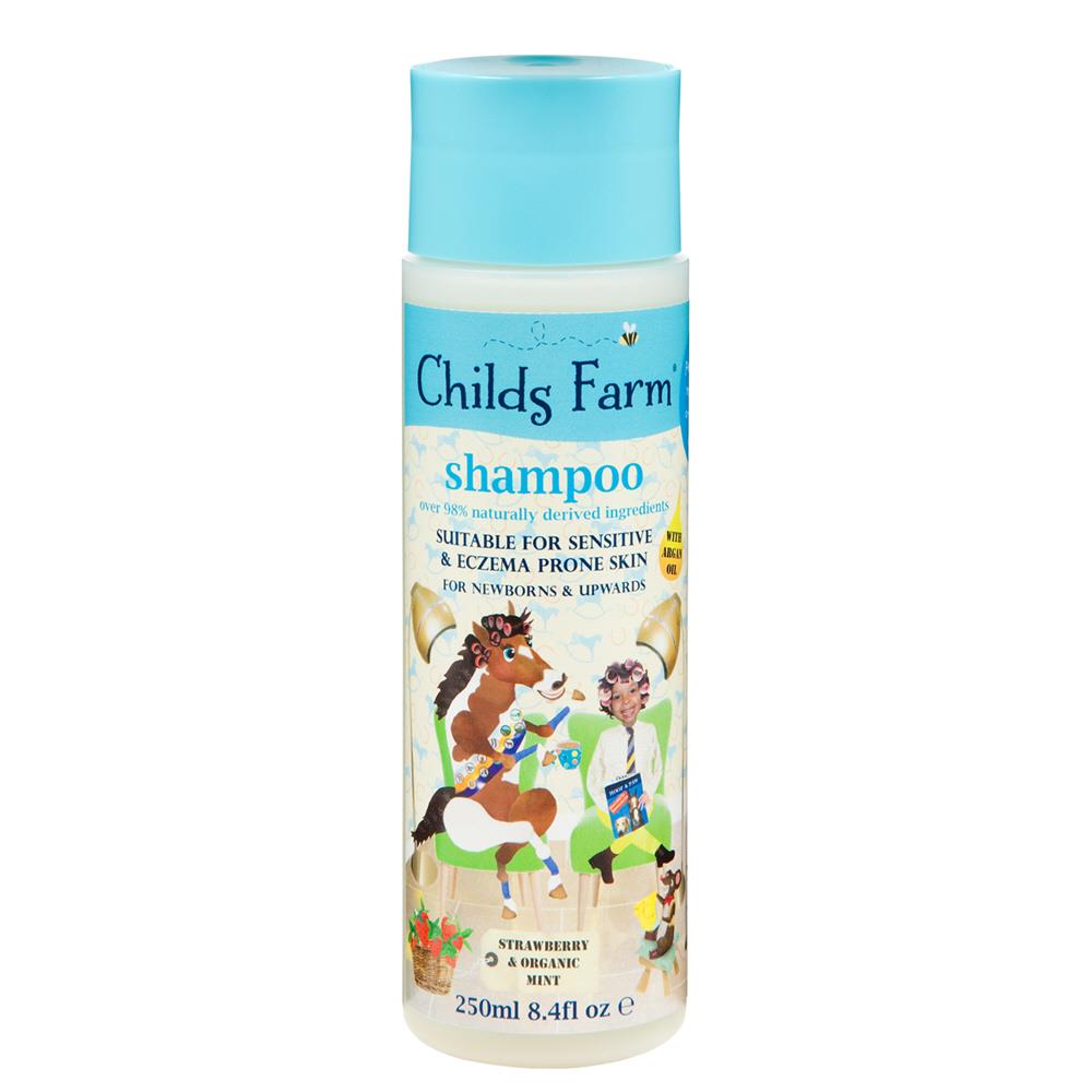 CHILDS FARM SHAMPOO STRAWBERRY AQUA BLUE Cunninghams Pharmacy Ireland