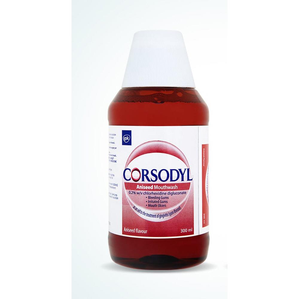 CORSODYL MOUTHWASH ANISEED 300ML Cunninghams Pharmacy Ireland