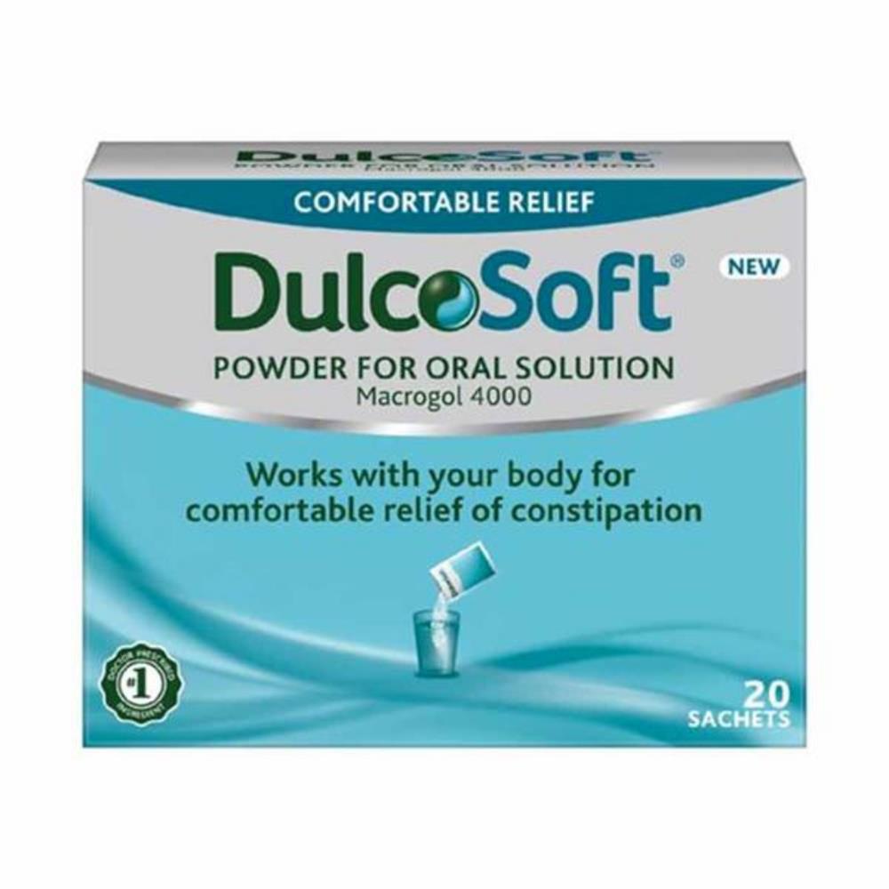 DULCOSOFT POWDER SACHETS 20 SACHETS Cunninghams Pharmacy Ireland