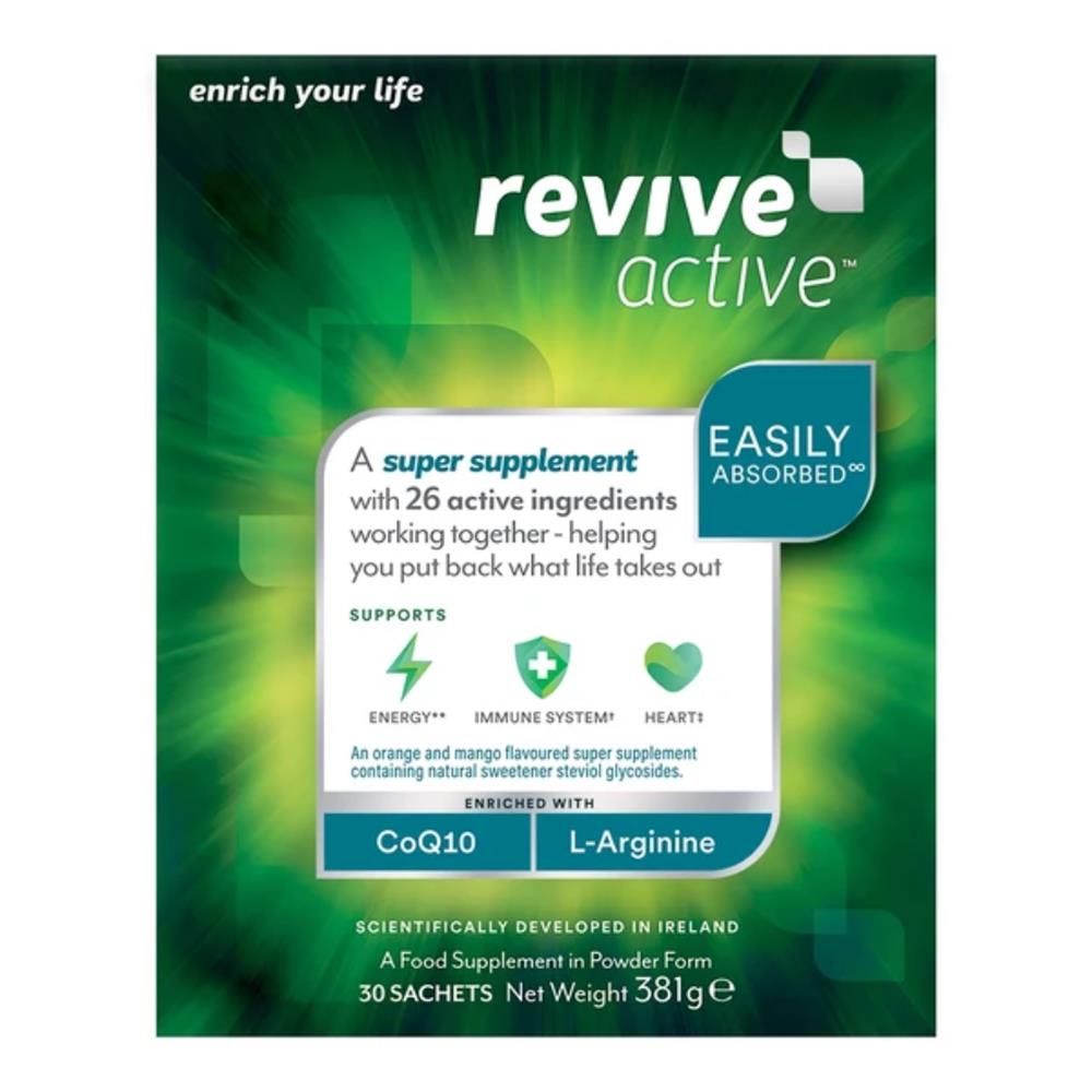 REVIVE ACTIVE SACHETS 30S FOOD SUPPLEMENTS Cunninghams Pharmacy Ireland