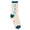 Rohnisch 2 Pack Argyle Socks 39/41 Eggshell Blue