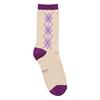 Rohnisch 2 Pack Argyle Socks 39/41 Orchid Bloom